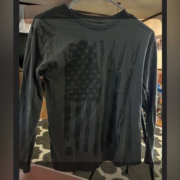 Rags of Honor Men's Gray Long Sleeve Shirt - Picture 1 of 1